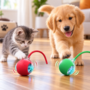 Bola Interativa para Pets – Movimento Automático e Recarregável