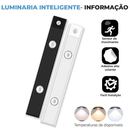 Smart Luminária Inteligente Ultra LED com sensor de movimento sem fio e Recarregável USB fino barra 20/40/60cm